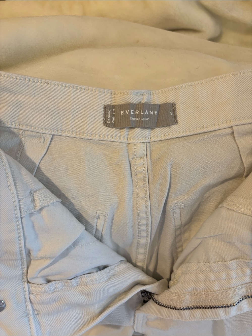 Everlane Cream Organic Cotton Chinos